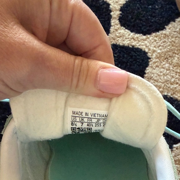 Ad: 🌸 RESTOCK🌸 Link > https://tidd.ly/3ZyADKE Back in a  Adidas Gazelle Women\'s Pastel Blue/Green and Pink Sneakers